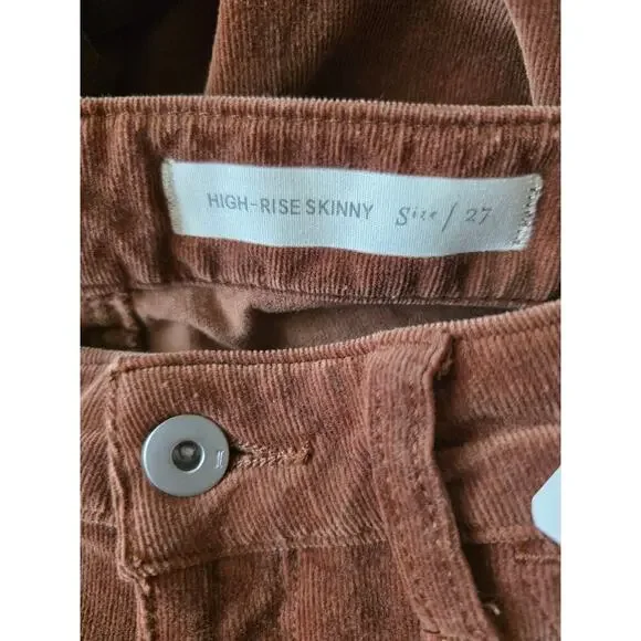 Pilero and the Letterpress Anthropologie Size UK8USA 27 High Rise Skinny Pant - Picture 4 of 7